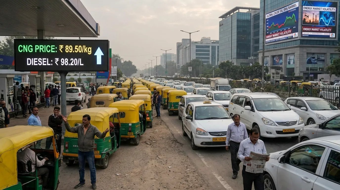 Delhi CNG prices rise again amid global energy supply disruptions