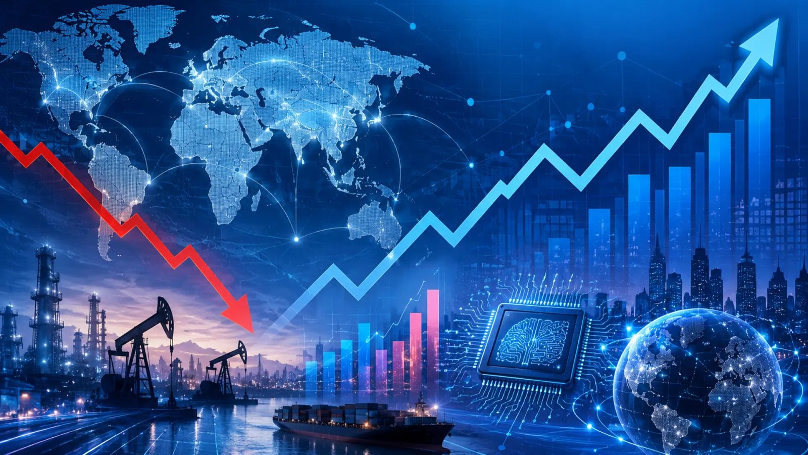 IMF headquarters building representing the release of updated global economic growth and inflation forecasts.