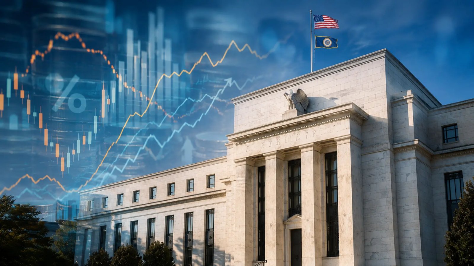 Federal Reserve building in Washington, D.C., representing the release of the June policy meeting minutes.